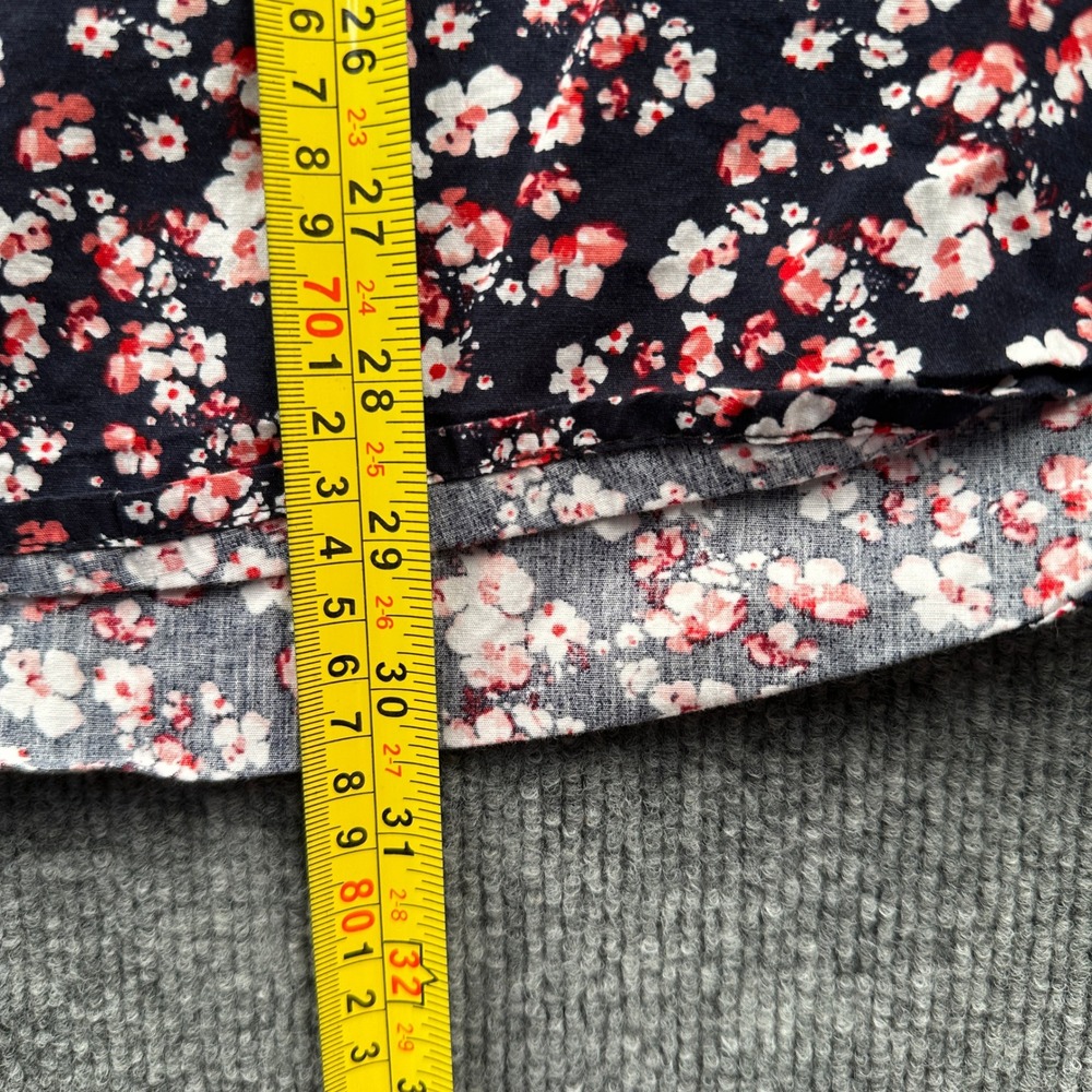 Gentlemen's Outfitters Mens 2XL Navy Floral 100% Cotton Short Sleeve Button Down - Picture 5 of 10